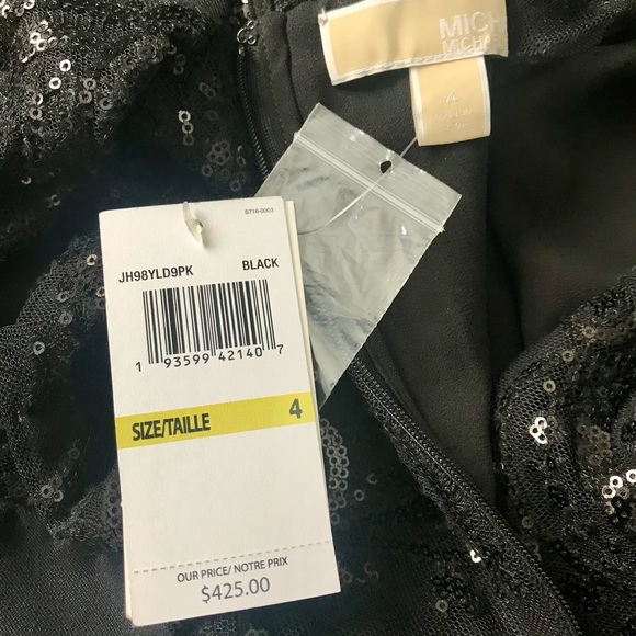 BNWT  🌺🌺 MICHEAL KORS sequin jumpsuit size 4 🌺🌺 - Picture 10 of 11